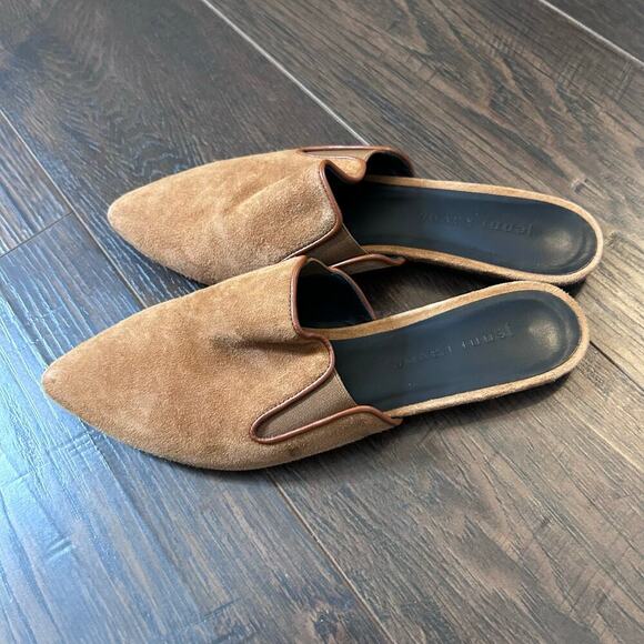 Jenni Kayne Suede Mule Women’s 6.5 Camel Brown Contemporary Travel‎ Professional - Picture 7 of 13